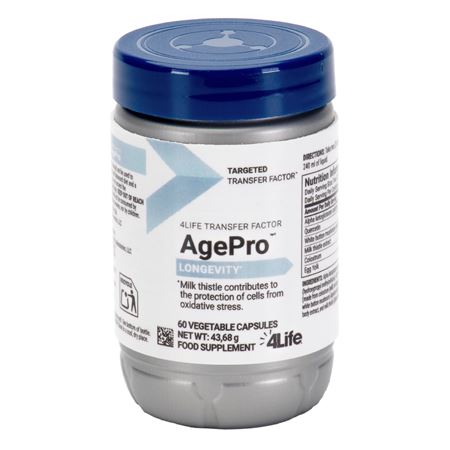 AgePro maisto papildo pakuotė su Ca-AKG ir perdavimo faktorių formule