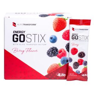 4Life Transfer Factor Energy Go Stix Berry milteliai gėrimui – paketėlių pakuotė