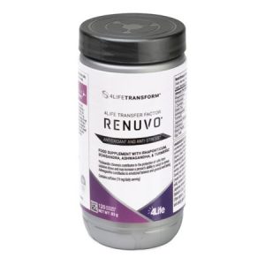 4Life Transfer Factor Renuvo maisto papildas su adaptogenais ir perdavimo faktorių formule