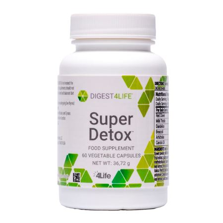Digest4Life Super Detox augalinis maisto papildas kepenų ir virškinimo sistemos veiklai palaikyti